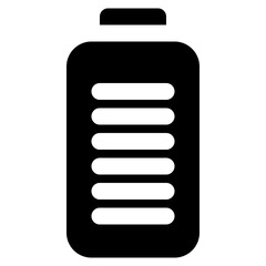 Obraz premium Full Battery Icon Vector