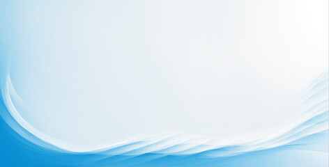 abstract blue wave background with smooth gradient