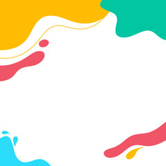 Shape decoration colorful template background 