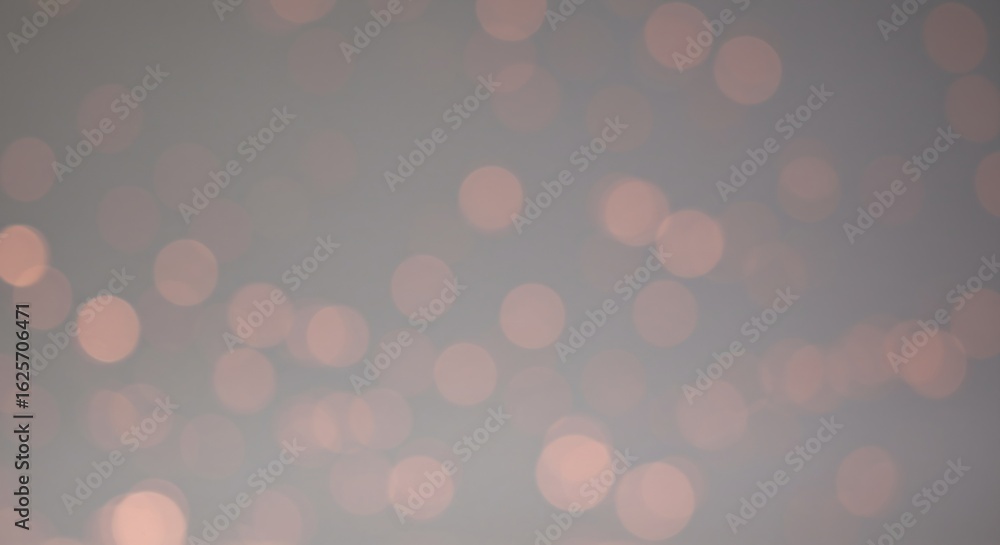 Poster abstract light circles on a subtle gray background. blurred bokeh effect. defocused lights for festi