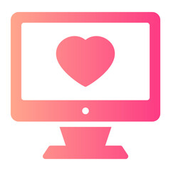 love gradient icon