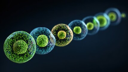 3d rendered illustration of a dna