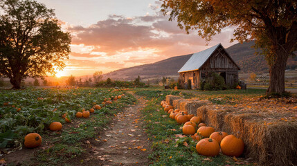 pumkin farmfouse, farmhouse, thanksgiving 