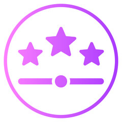 rating gradient icon