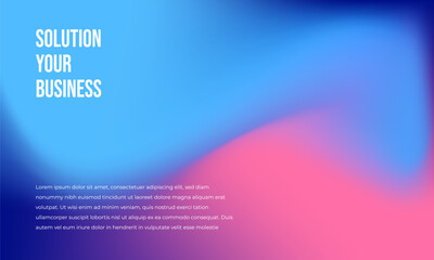 Abstract blurred gradient mesh background in bright modern colors. Colorful smooth banner template. Easy editable soft colored vector illustration