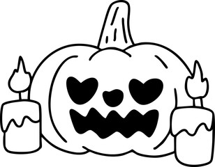 Cartoon, element, ghost in a cloak, autumn, Halloween, illustration, cute picture, hand-painted