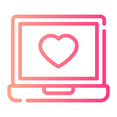 laptop gradient icon