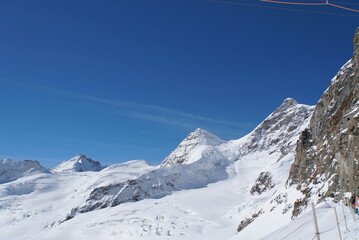 Jungfraujoch view from Snow Fun Park	
