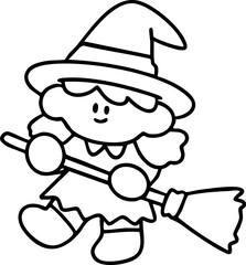 Cartoon, element, ghost in a cloak, autumn, Halloween, illustration, cute picture, hand-painted