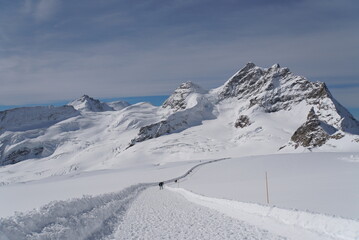Jungfraujoch view from Snow Fun Park	
