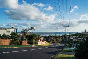 Port Macquarie's street, NSW, Australia