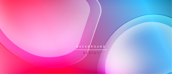 Abstract fluid shapes, vibrant colors blend. Modern design, smooth gradients create dynamic visual effect. Background suitable for various projects.