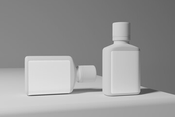 medicine bottle mockup