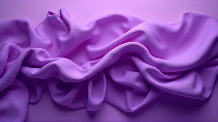 Obraz premium Flowing twisted purple cloth background. 