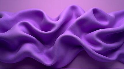 Fototapeta premium Flowing twisted purple cloth background. 