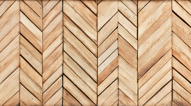 Wooden parquet floor pattern with a repeating chevron design.