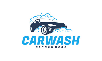 Car Wash logo designs concept vector, Automotive Cleaning logo template