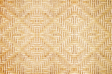 woven rattan with natural patterns texture background