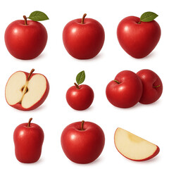set of apples