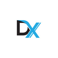 Obraz premium DX logo design vector, Minimalist Logo Design of Letter DX, DK, dx initials logo design