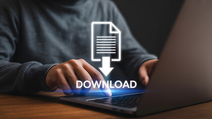 Seamlessly download digital assets and information with a single click, boosting productivity and accessing vital data instantly.