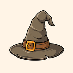 Classic Cartoon Witch Hat