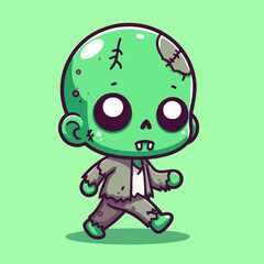 funny cartoon zombie