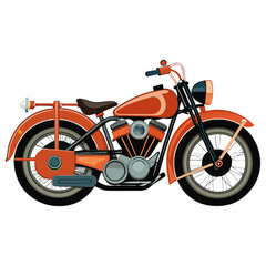 Obraz premium Classic 1930s Harley-Davidson motorcycle