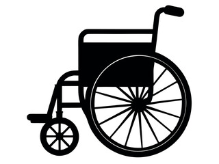 wheelchair vector illustration