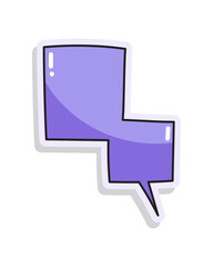 Set of Colorful speech bubbles in Hand-drawn style , chatting box, message box, think balloon, speak bubble, cartoon elements vector illustration