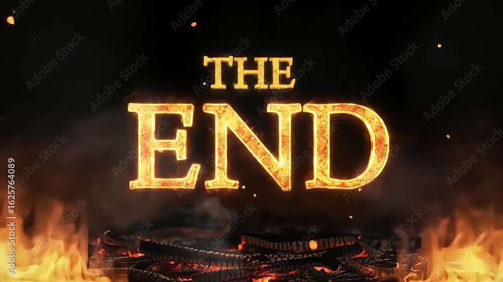 Poster fiery finale: animated 
