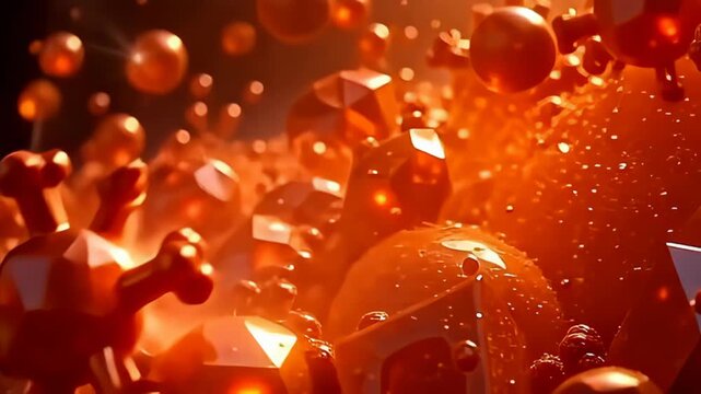 bright bleached transparent speck natation indium kaleidoscopic geometrical design explosion onward indium igneous orange and reds, their penetrating angle and facet make ampere brilliant