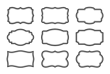 Elegant Vintage Premium and Quality Labels Set – Luxury Badge Design