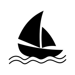 Sail Icon Black