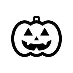 ジャックランタンのアイコンイラスト