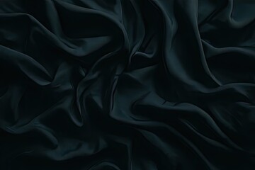 Obraz premium Deep dark folds of luxurious, draped fabric