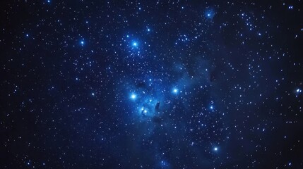 Naklejka premium Cosmic Nebula Cluster