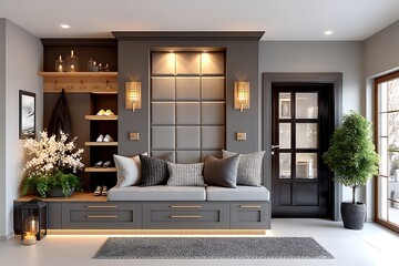 Chic home entry solution high resolution picture.