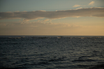 奄美大島の夏の海と空。