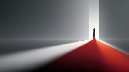 Abstract Conceptual Photo of an Oil Inflation Shadow