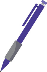 ballpoint with vector flat design art style for your design