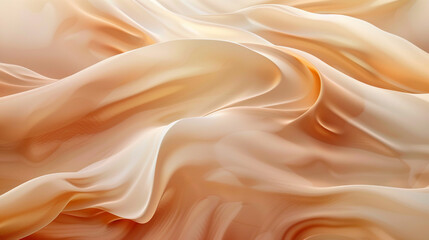 Smooth flowing lines in soothing earth tones, evoking a sense of calm and serenity. 