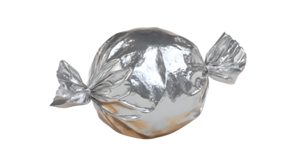 chocolate candies isolated on white