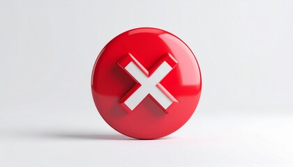 Fototapeta premium 3D vector illustration of the Swiss cross and Japanese flag buttons, symbols of health and emergency aid design