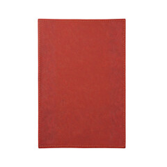 A Textured Crimson Surface with subtle stitched edge, an artistic creation on transparent backdrop