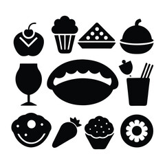 food icons set