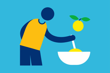zesting-lemon-into-mixing-bowl