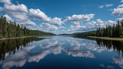 lake in the mountains