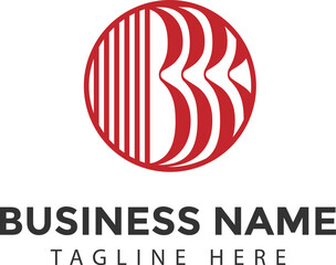 Letter B Abstract Circular Logo Design | Modern Round Shape Business Branding Icon