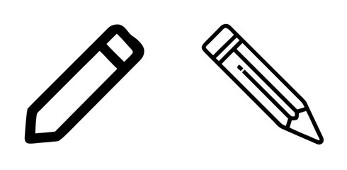 Edit Pencil Outline Vector Icon